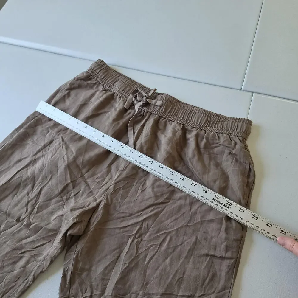 Cozy Earth Lounge Pants Mens Large Brown Sweatpants Rayon Tencel Relaxed